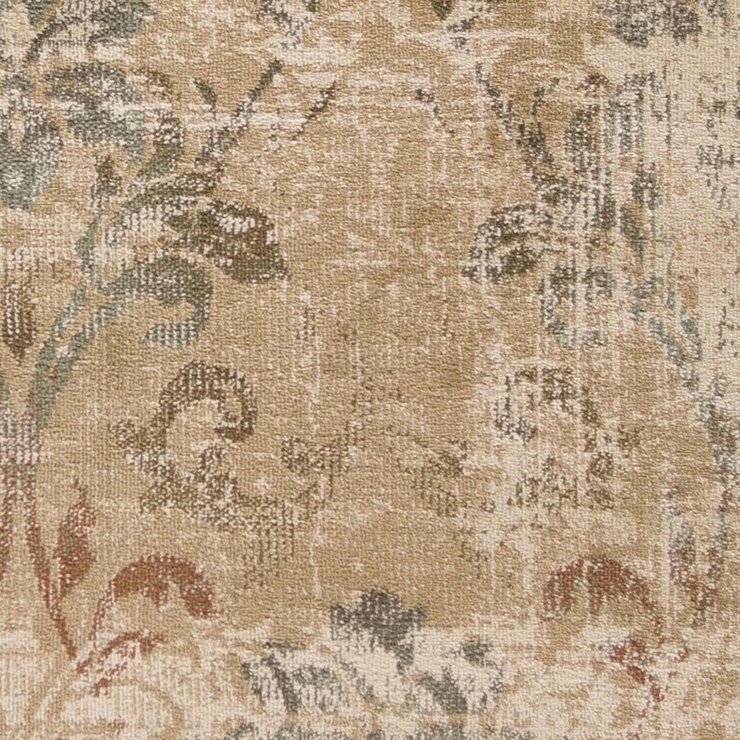HomeRoots 5' x 8' Vintage Area Rug in Champagne Finish