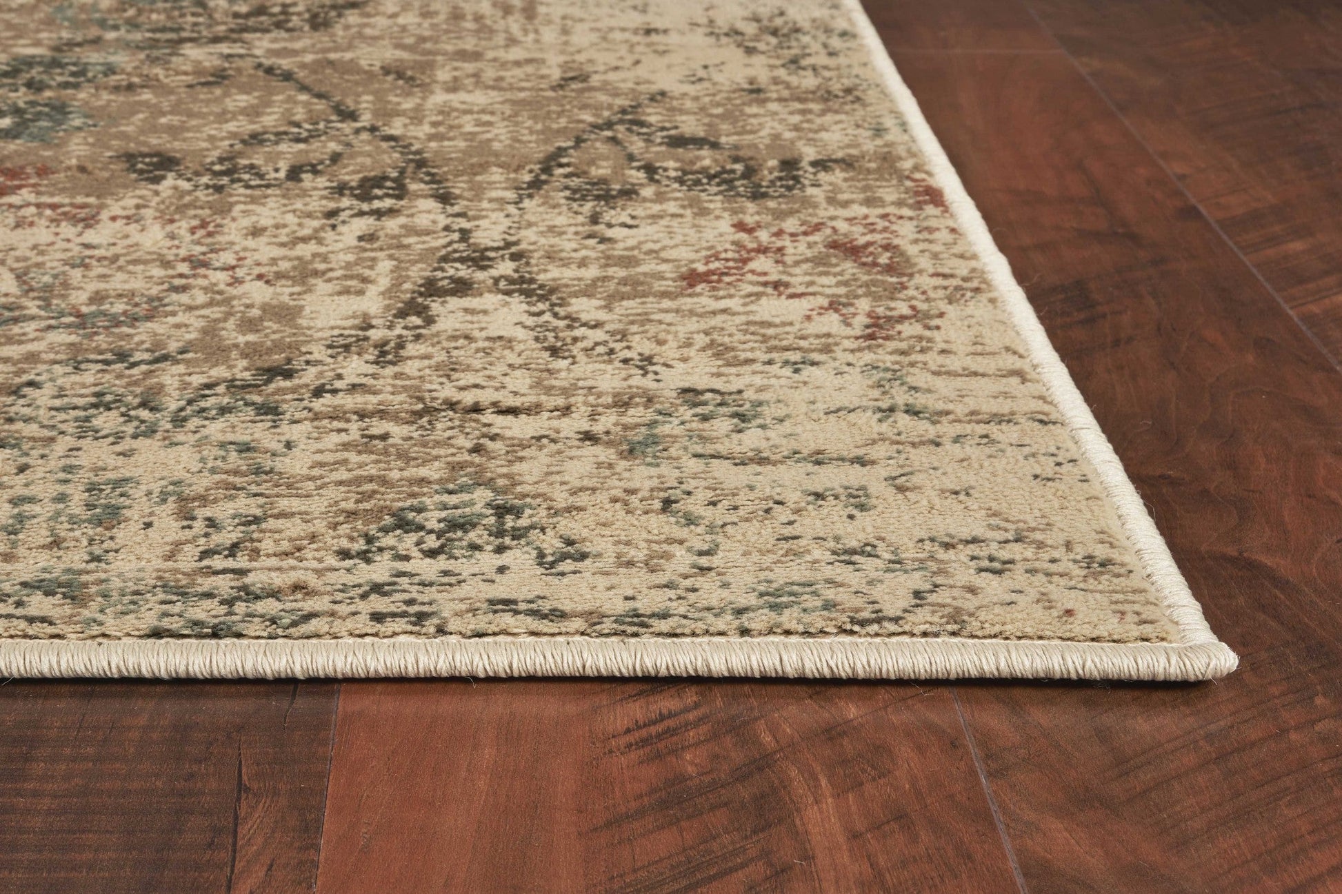 HomeRoots 5' x 8' Vintage Area Rug in Champagne Finish