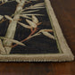 HomeRoots 5' x 8' Wool Black Area Rug