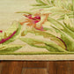 HomeRoots 5' x 8' Wool Ivory Area Rug