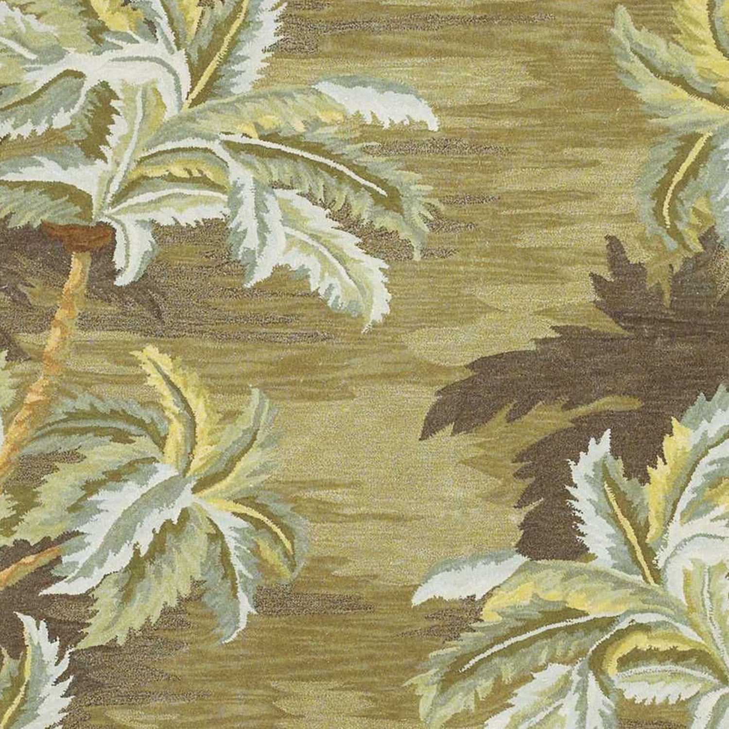 HomeRoots 5' x 8' Wool Moss Area Rug