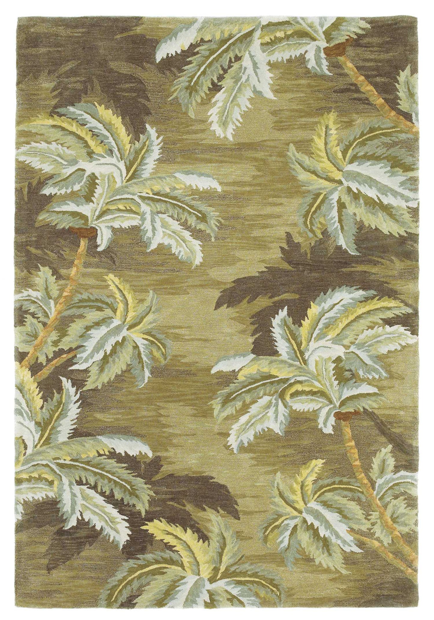 HomeRoots 5' x 8' Wool Moss Area Rug