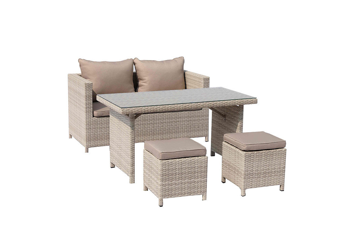HomeRoots 50" x 25" x 42.5" Chair in Beige Finish