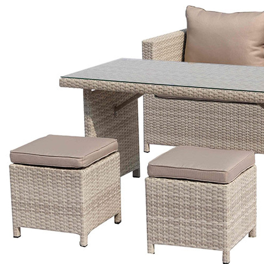 HomeRoots 50" x 25" x 42.5" Chair in Beige Finish