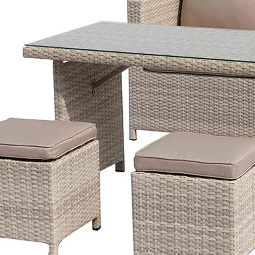 HomeRoots 50" x 25" x 42.5" Chair in Beige Finish