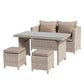 HomeRoots 50" x 25" x 42.5" Chair in Beige Finish
