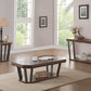HomeRoots 50" x 28" x 18" Poplar Coffee Table in Tobacco Finish
