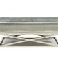 HomeRoots 51' x 33' x 19' Aluminum Coffee Table