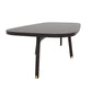 HomeRoots 52" Mod Scandi Wood Coffee Table in Black Finish