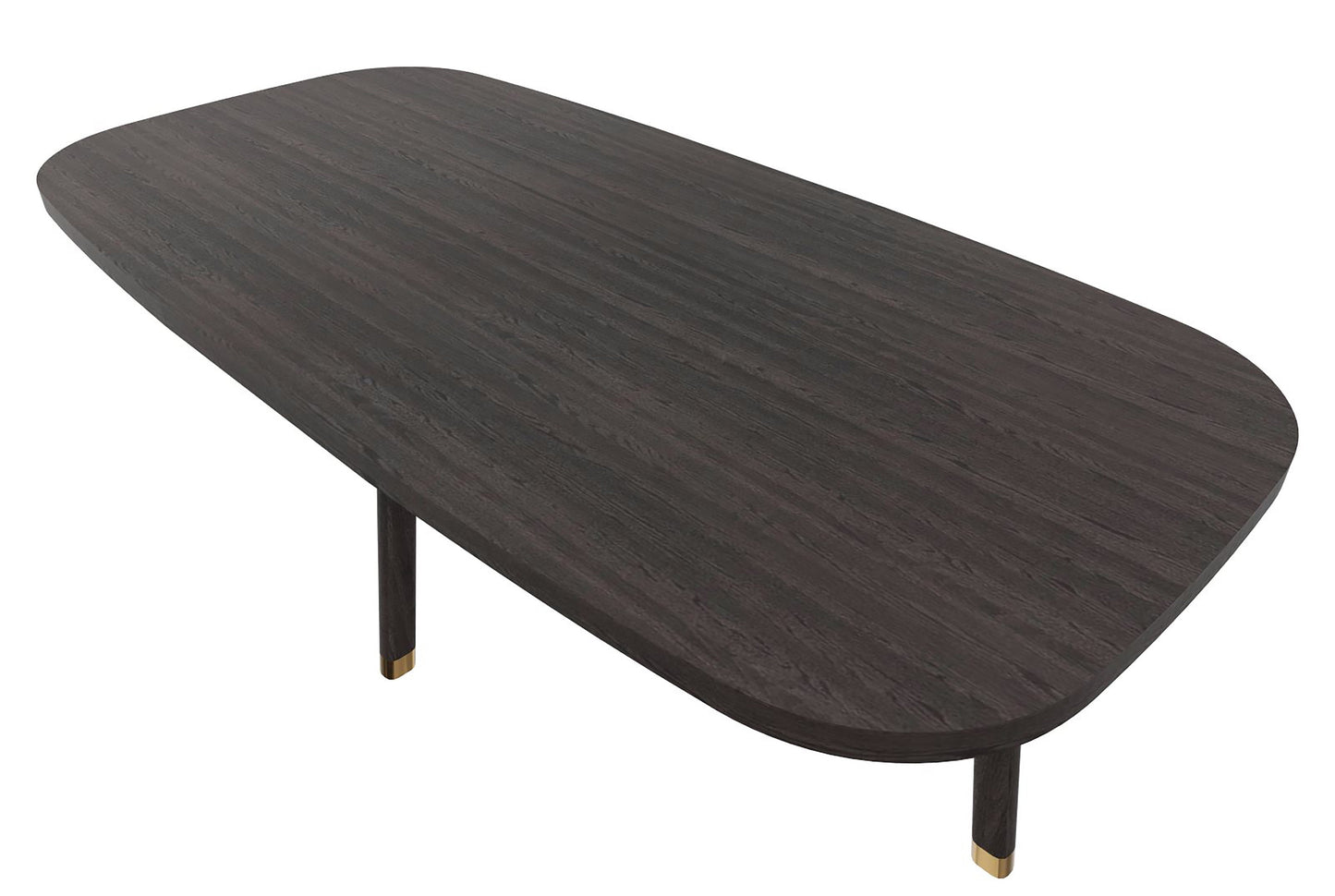 HomeRoots 52" Mod Scandi Wood Coffee Table in Black Finish