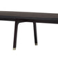 HomeRoots 52" Mod Scandi Wood Coffee Table in Black Finish