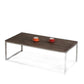 HomeRoots 52' x 24' x 17' Walnut Pvc Veneer Coffee Table