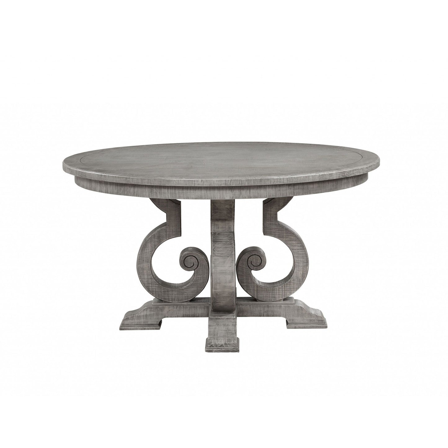 HomeRoots 54" x 54" x 30" Salvaged Natural Wood Polyresin Dining Table