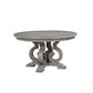 HomeRoots 54" x 54" x 30" Salvaged Natural Wood Polyresin Dining Table