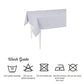 HomeRoots 55" Merry Christmas Square Tablecloth in Grey