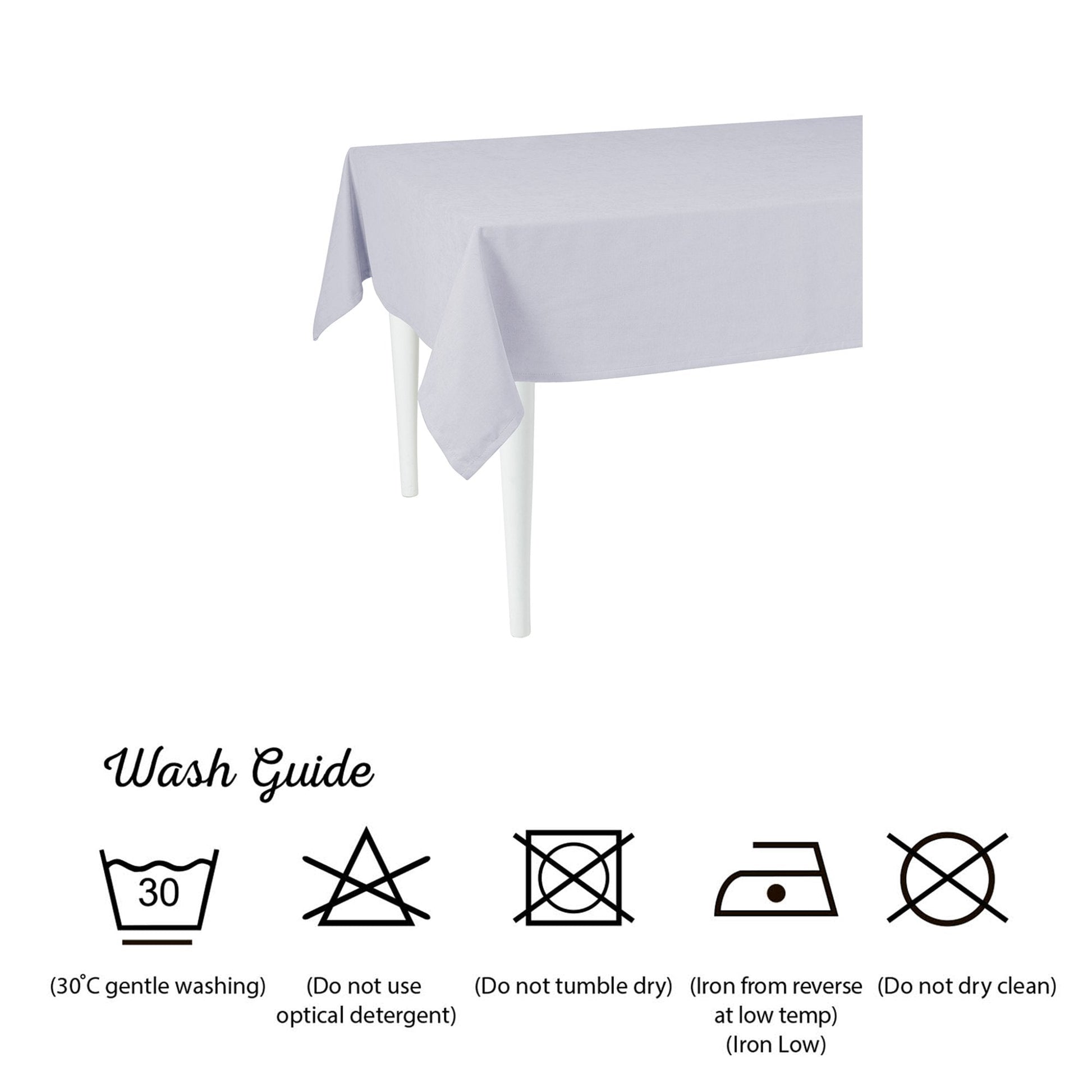 HomeRoots 55" Merry Christmas Square Tablecloth in Grey