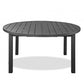 HomeRoots 57-75 x 57 x 30 Gray Aluminum Dining Table