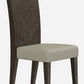 HomeRoots 57" x 64.5" x 130.5" Gray Dining Table And 6-Piece Chair Set