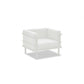HomeRoots 58 x 27 x 28 white Aluminum Coffee Table