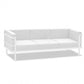 HomeRoots 58 x 27 x 28 white Aluminum Coffee Table