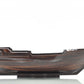 HomeRoots 5.5" x 27" x 8.5" Dhow Boat Sushi Tray With Natural Wood Finish