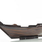 HomeRoots 5.5" x 27" x 8.5" Dhow Boat Sushi Tray With Natural Wood Finish