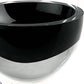 HomeRoots 6" Mouth Blown Crystal European Made Lead Free Jet Black Bowl