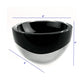 HomeRoots 6" Mouth Blown Crystal European Made Lead Free Jet Black Bowl