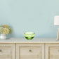 HomeRoots 6-Mouth Blown Crystal European Made Lead Free Spring Green Bowl