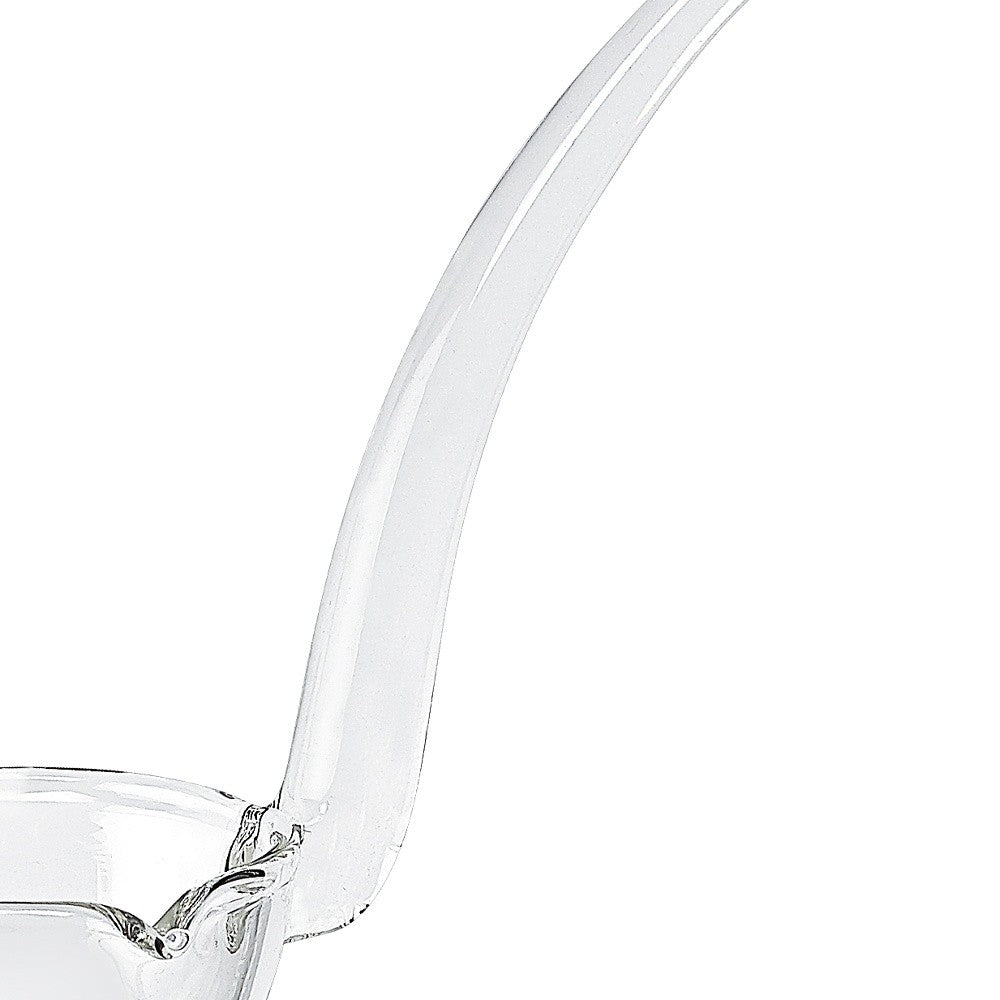 HomeRoots 6" Mouth Blown Crystal Gravy Dressing or Sauce Ladle