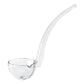 HomeRoots 6" Mouth Blown Crystal Gravy Dressing or Sauce Ladle