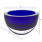 HomeRoots 6-Mouth Blown European Made Lead Free Cobalt Blue Crystal Bowl
