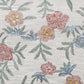 HomeRoots 6' Round Gray Floral Traditional Area Rug