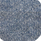 HomeRoots 6' Round Indigo or Ivory Heather Plain Indoor Area Rug