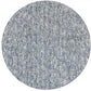 HomeRoots 6' Round Slate Heather Plain Indoor Area Rug