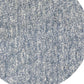 HomeRoots 6' Round Slate Heather Plain Indoor Area Rug