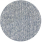 HomeRoots 6' Round Slate Heather Plain Indoor Area Rug