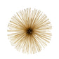 HomeRoots 6' X 6' X 6' Gold Iron Urchin Small Sphere