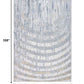 HomeRoots 6' x 9' Gray Distressed Steps Abstract Area Rug