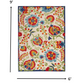 HomeRoots 6' x 9' Mediterra Indoor Outdoor Area Rug
