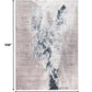 HomeRoots 6' x 9' Sand Abstract Splash Modern Area Rug