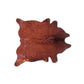 HomeRoots 60" x 84" Cowhide Area Rug in Brown Finish