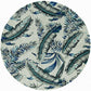 HomeRoots 60" x 96" Grey and Blue Wool Rug