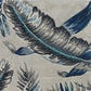 HomeRoots 60" x 96" Grey and Blue Wool Rug