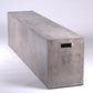 HomeRoots 63" Concrete Park Bench in Gray Finish