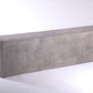 HomeRoots 63" Concrete Park Bench in Gray Finish