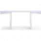 HomeRoots 63" Trestle Console Table in White Finish