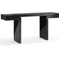 HomeRoots 63" x 15" x 35" Lacquer Console in Black Finish