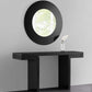 HomeRoots 63" x 15" x 35" Lacquer Console in Black Finish