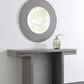 HomeRoots 63" x 15" x 35" Oak Veneer Console in Grey Finish